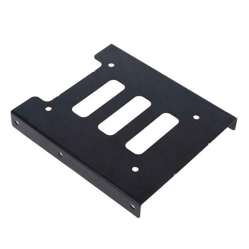 2.5in to 3.5in Hard Drive Mounting Bracket Kit SATA Data Cable SSD Tray Holder