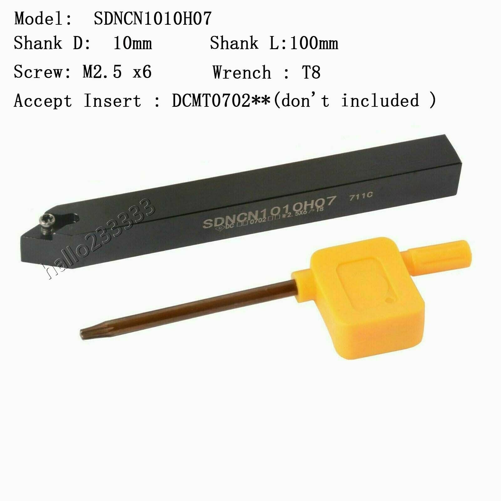 SDNCN1010H07 Lathe Tool Cutting holder External Turning Tool Arbor For DCMT0702