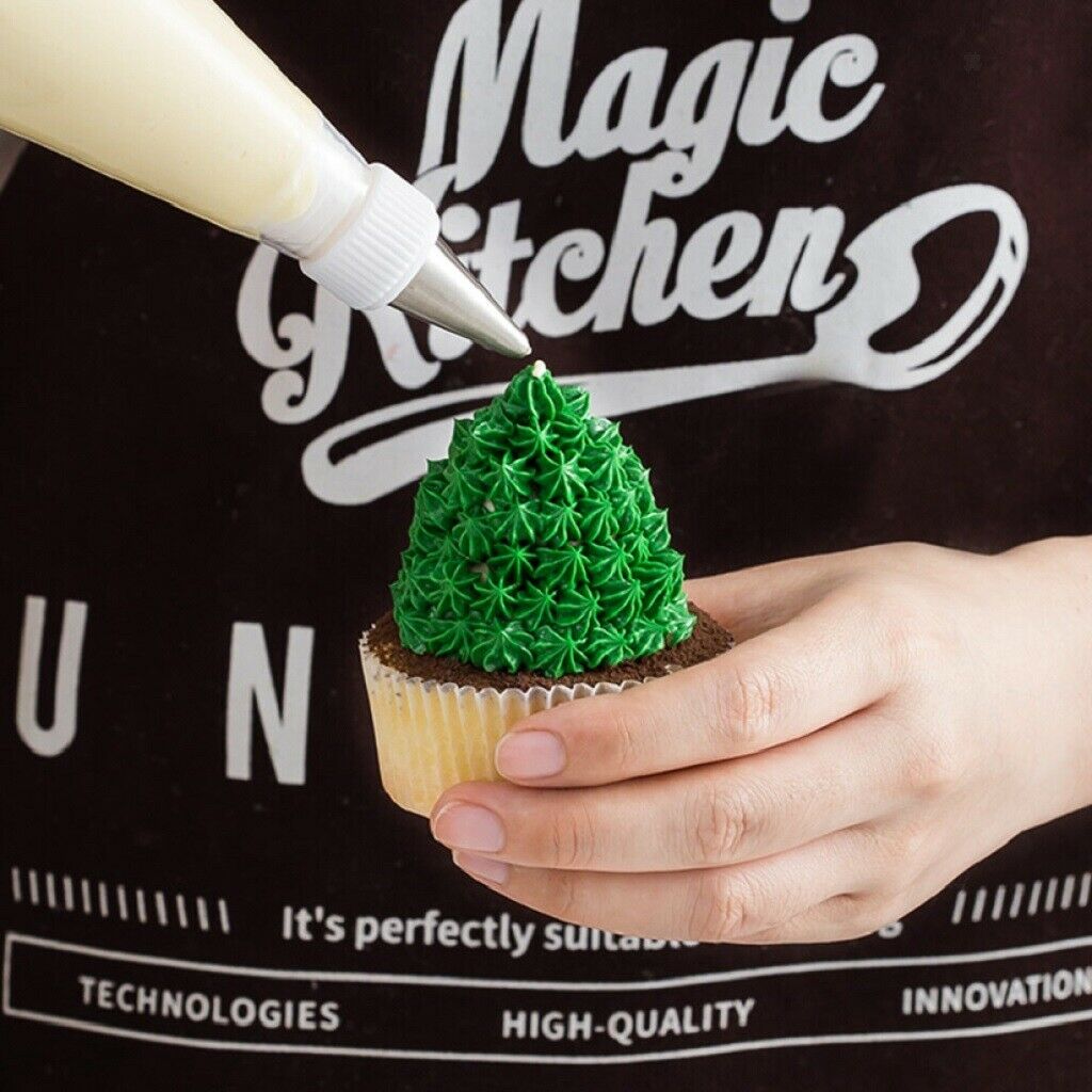 Lots 6 Piping Tips Icing Decorating Nozzles Coupler Pastry Bag Baking Tools