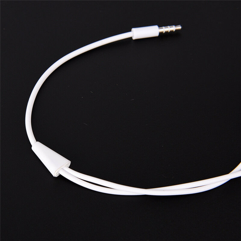 3.5mm AUX Audio Mic Splitter Cable Earphone Headphone Adapter Male To Fem.l8
