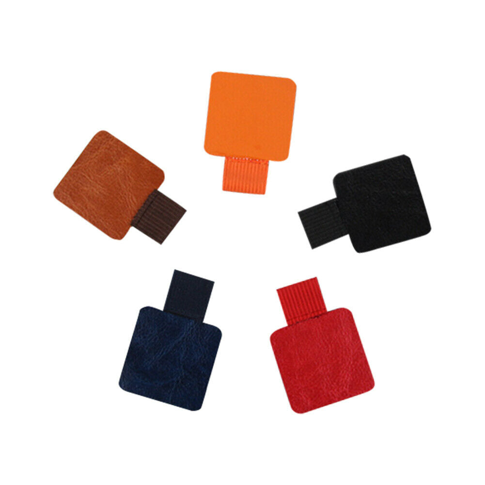 1Pcs Elastic Pen Loop Pencil Holder Notebook Pen Sticky Self-Adhesive Leather HN