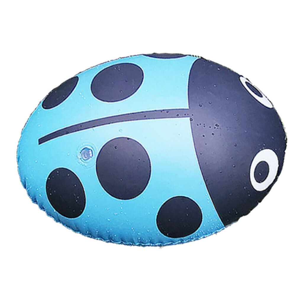 2 Pieces PVC Waterproof Air Bag Ladybug Buoy Swimming Tow Float Dry Ball