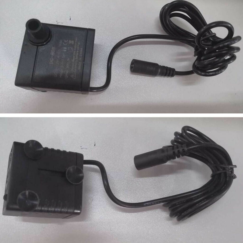 Submersible Water Pump (500L/H, 5W), Ultra Quiet Water Pump with 146cm Power