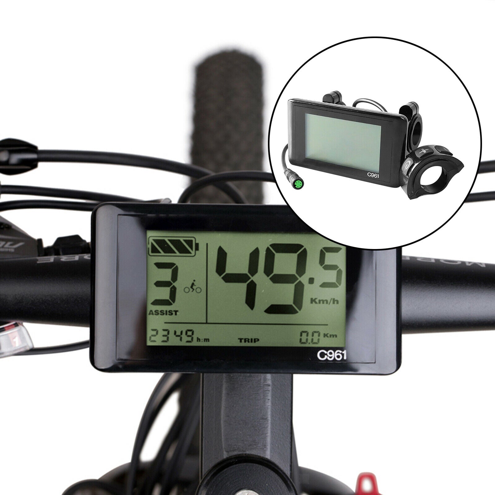 E-Bike Display Meter LCD Display Speed Control Screen Instrument