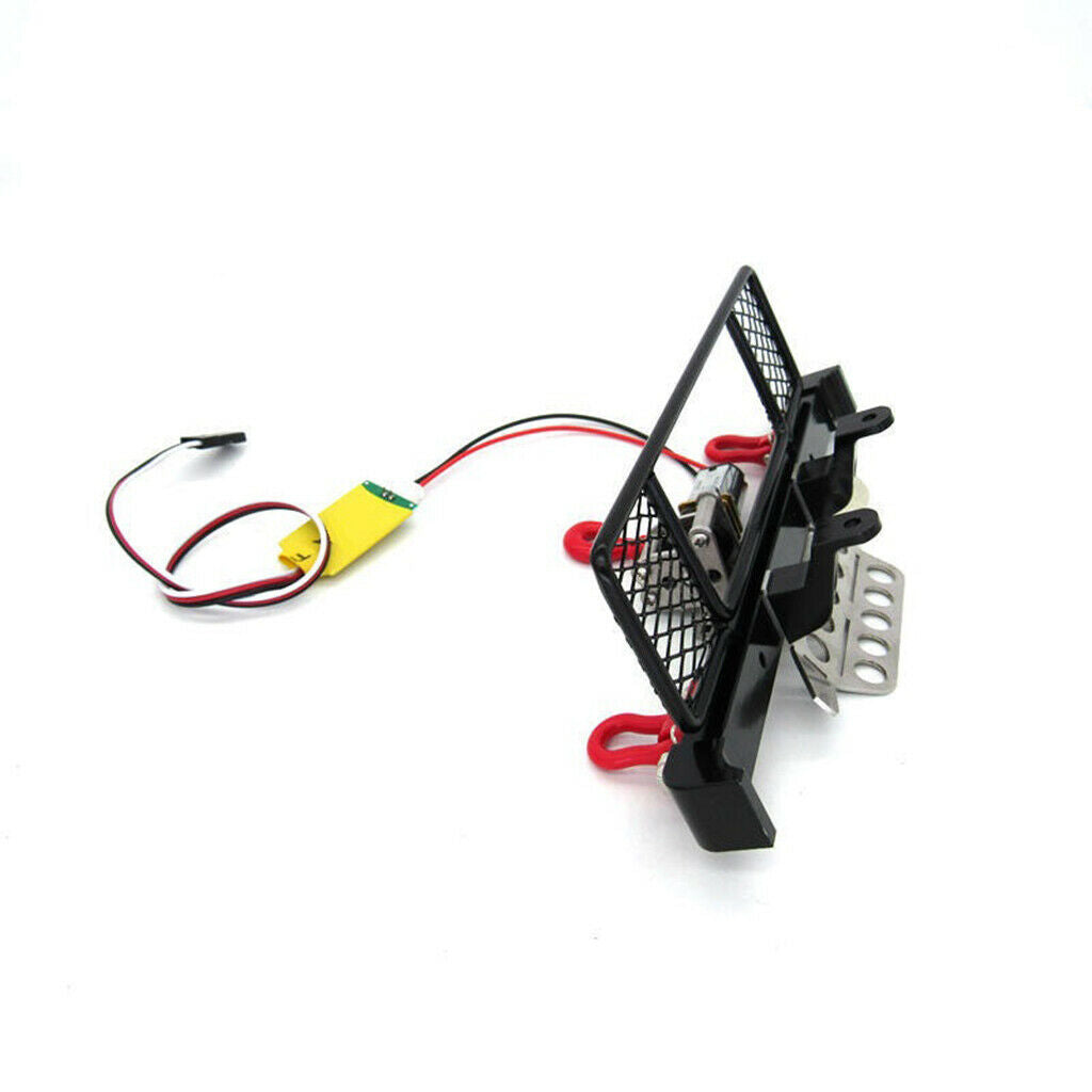 Front Bumper with Winch for MN D90 D99S RC Car Spare Parts Replacement Acc