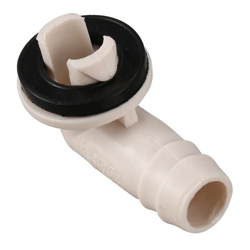 1X(Air Conditioner Ac Drain Hose Connector Elbow Fitting with Rubber  for Mini9)