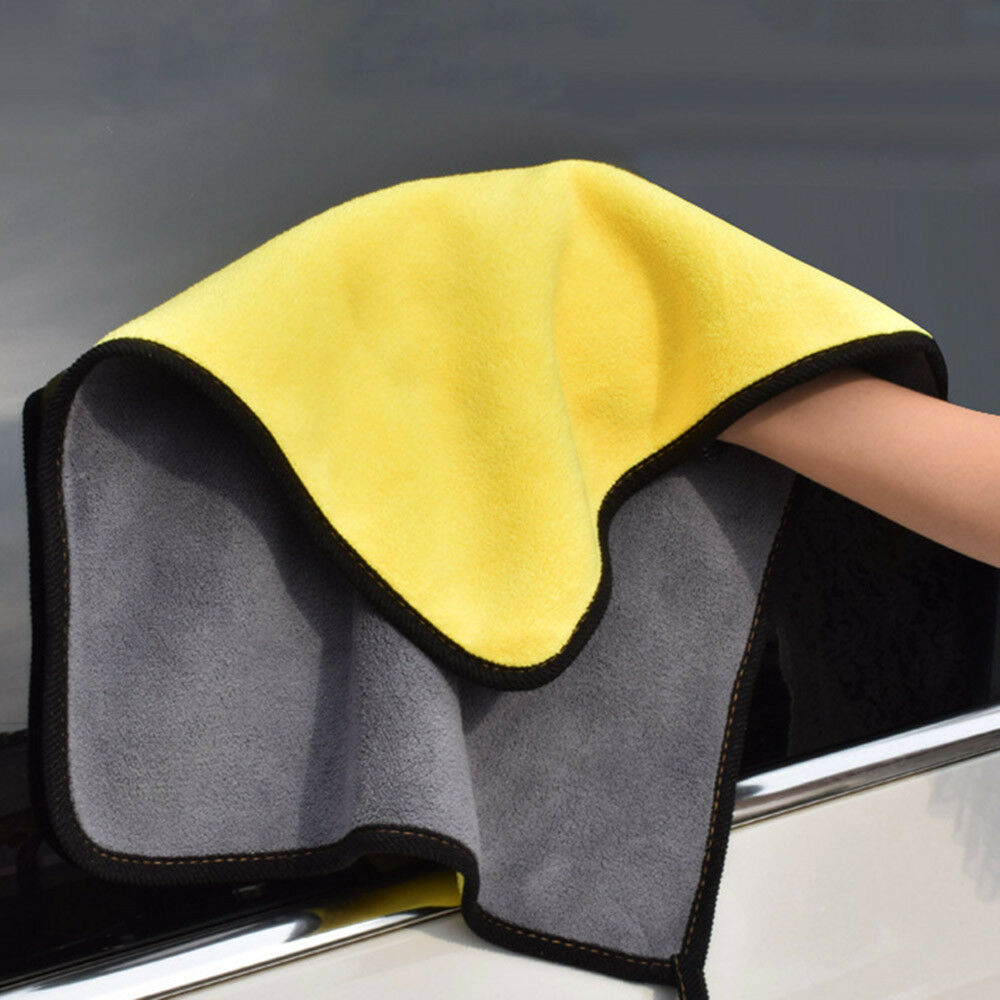 Super Soft Absorbent Car Wash Coral Velvet Towel Cleaning Drying Cloth 30x40cm