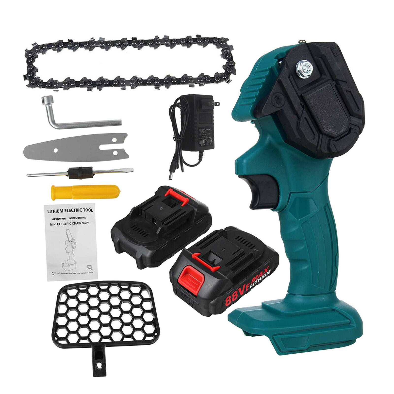 1000W 4" Electric Saw Mini Wood Cutting Chainsaw Rechargeable Wood Cutter