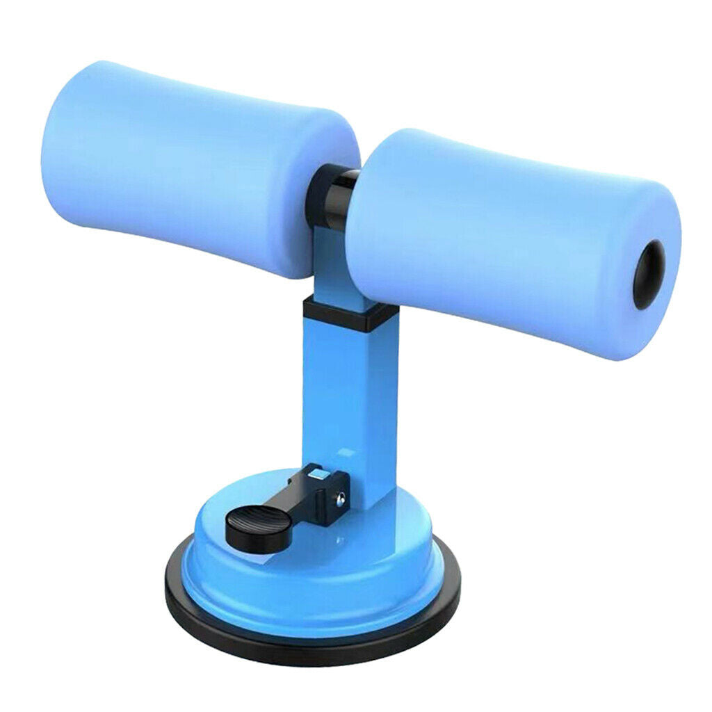 Perfetc Sit Assistant Suction-Cup Ab Sit-Trainer Fitness Workout Bar Toner Blue