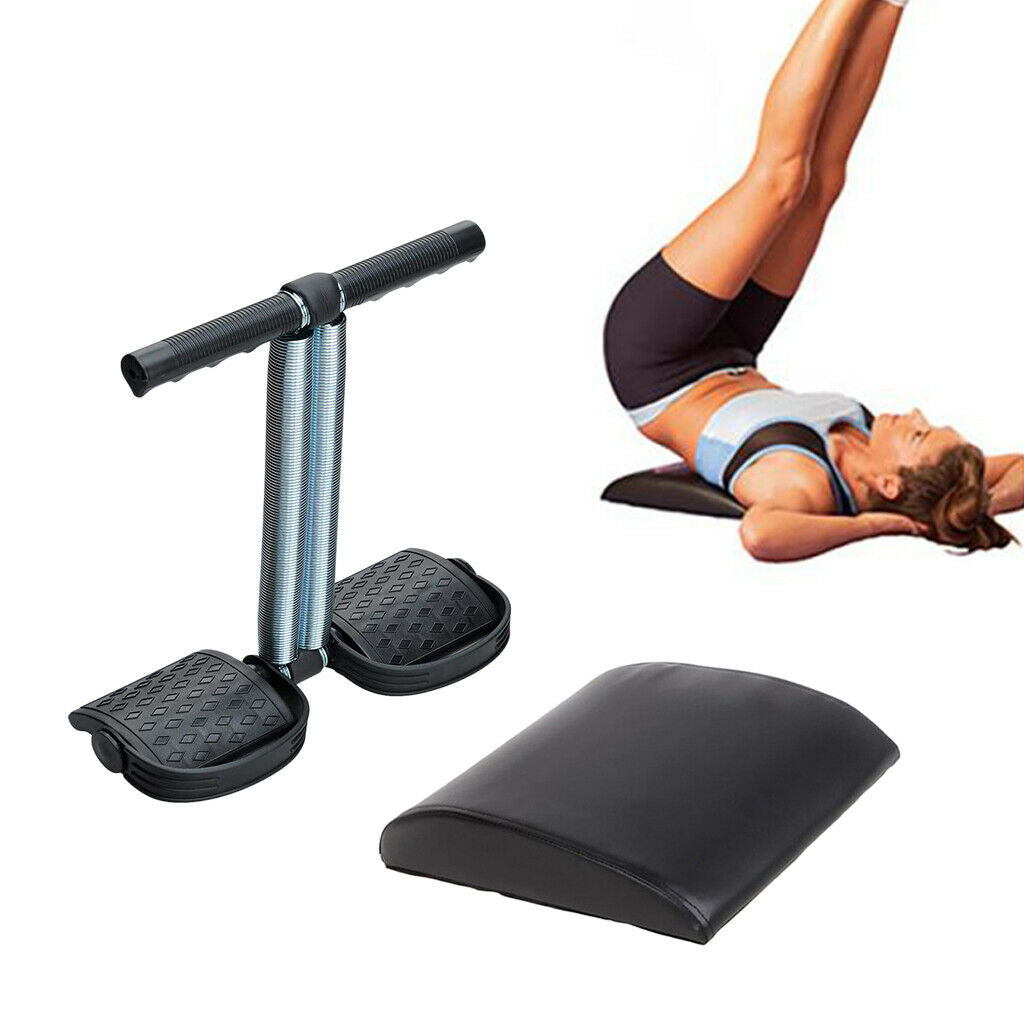 Sit Up Pull Rope Anti-Slip Foot Pedal Ab Mat Trainer Training Pad Fitness Gear