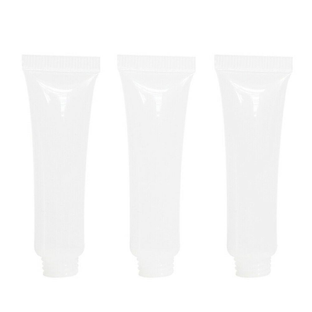 The 20pcs 8ml Empty Lipstick Tube Lip Balm Soft Tube Clear Lip Gloss Container