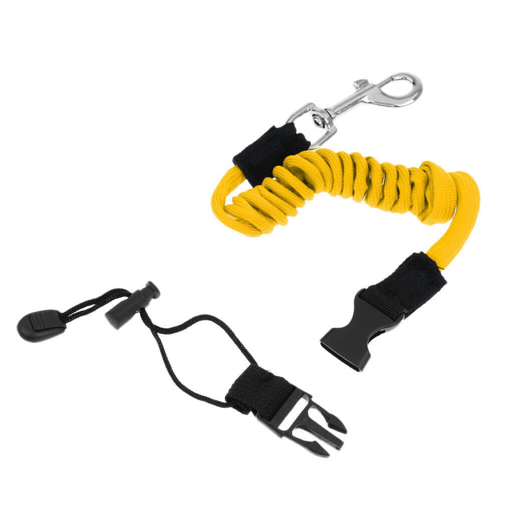3X Strong Kayak Paddle Coiled Leash Boat Fishing Rod Heavy Duty Rope Cord
