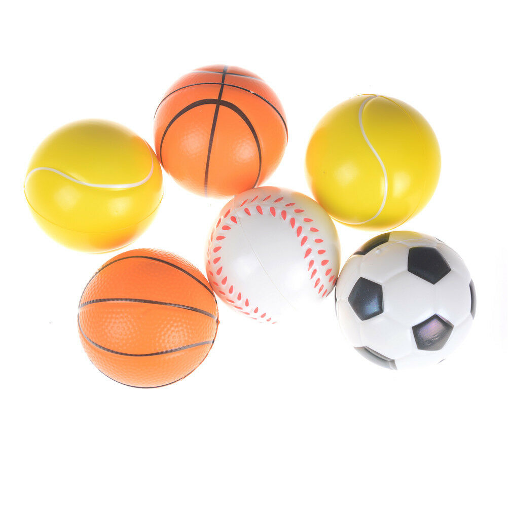 10cm Stress Sport Ball Sponge Ball Foam Ball Basketball Football Soccer、Baseb Kt