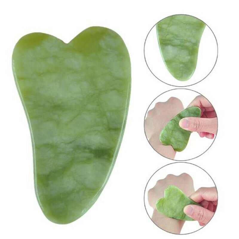 1PC Guasha Jade Board Scraper Tool SPA Salon Body Massager Health Care To.l8