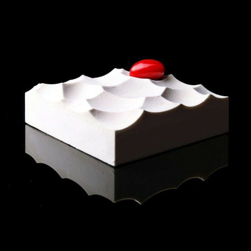 Geometric Eggshell  Silicone Cake Mold Decoration Tools Mousse Cakes