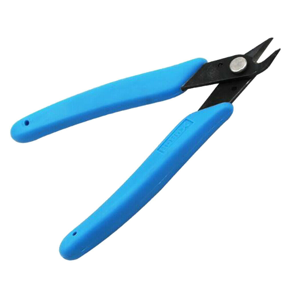 5" Wire Flush Cutter Mini Diagonal Cutting Pliers For Electronics