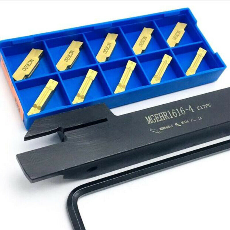 MGEHR1616-4 External Grooving Tool Turning Holder + MGMN400-M insert + L Wrench