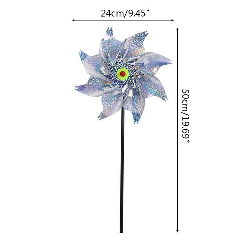 Bird Repellent Wind Spinners Lawn Pinwheel Windmill Garden Yard Patio Lawn Decor