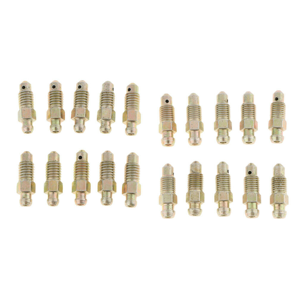 Stainless Steel Bleed Screws M8x1.0mm+M8x1.25mm Metric Front Brake Caliper