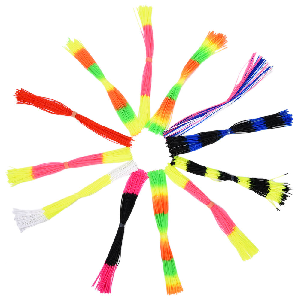 12 Bundles Tying Rubber Threads Straps for Flies Lures Beard wire Makin.l8