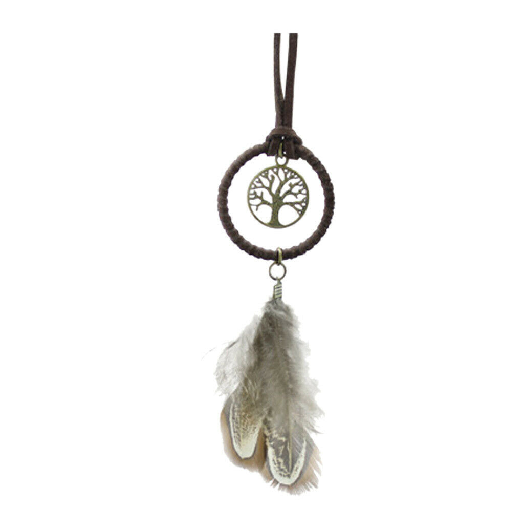 Handmade Tree Shape Dream Catcher Pendant for Bag Key Decoration Home Gifts