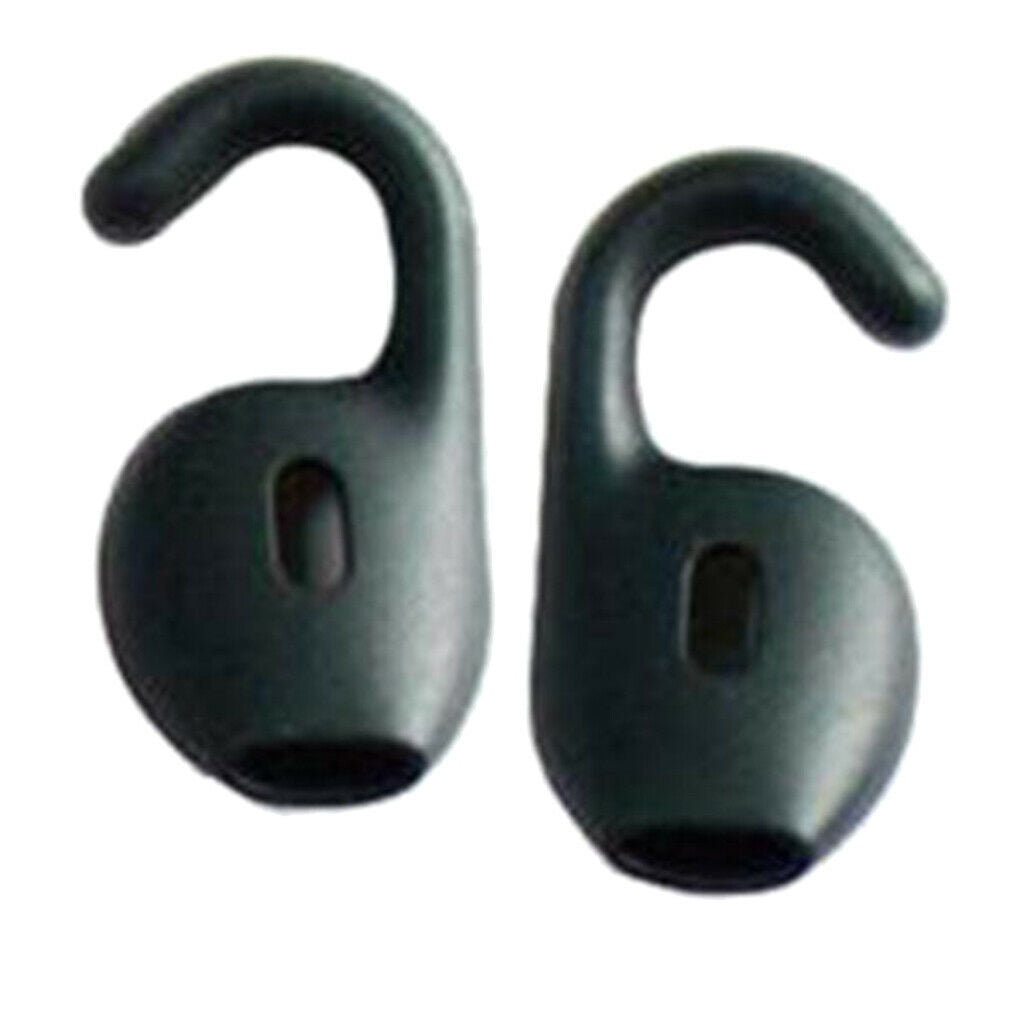 1 Pair Silicone Eartips Earbuds Tips For   Boost Earphone Black