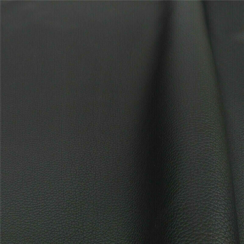 Matte Black PU Motorcycle Dirt Bikes Scooter 70x100cm DIY Seat Cover Universal