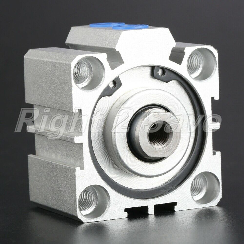 SDA40 x10 Pneumatic SDA40-10mm Double Acting Compact AIR Cylinder Aluminum Alloy