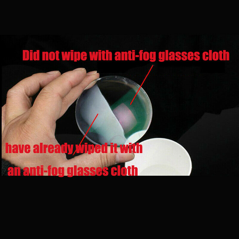 Reusable Anti-Fog Lens Wipes Glasses Len Cloth Car Rearview Mirror Defogger