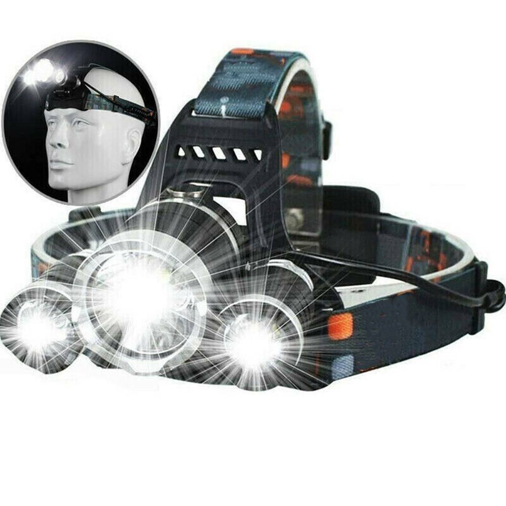 Rechargeable T6LED Flashlight Work light Zoom Headlamp Head Torch 12000LM US