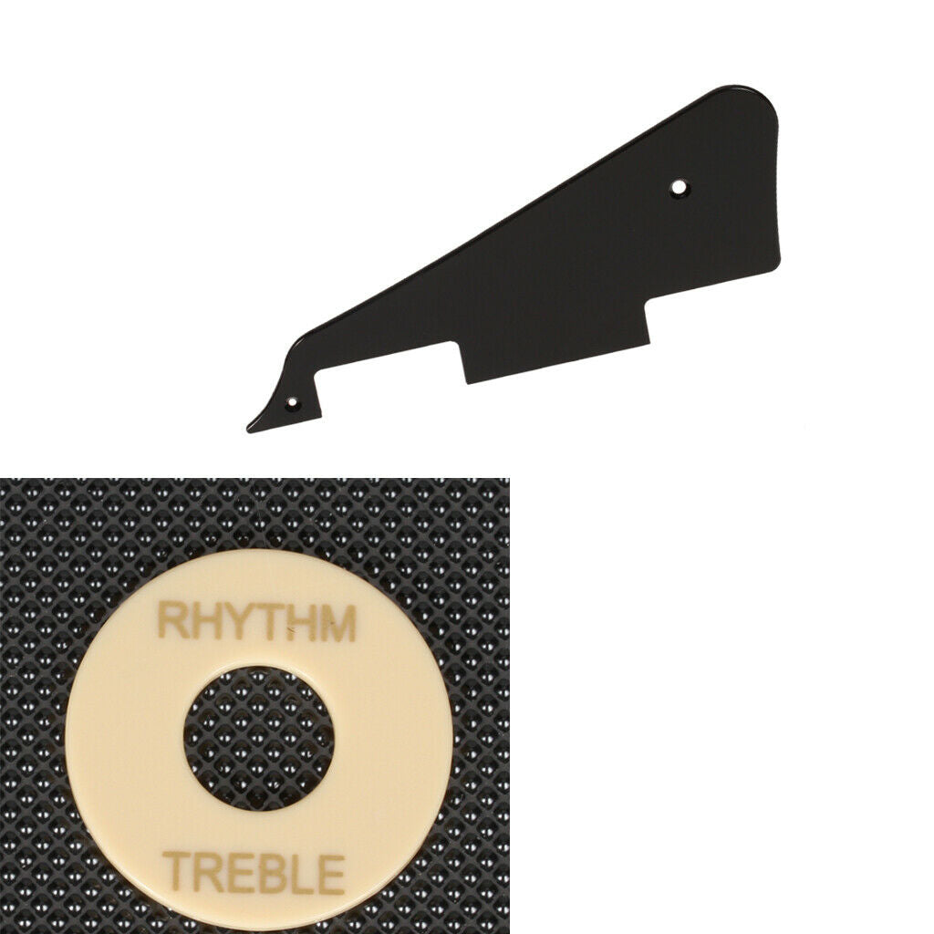 Guitar Pickup Selector Switch Rhythm Treble Ring Plate w/ Pickguard