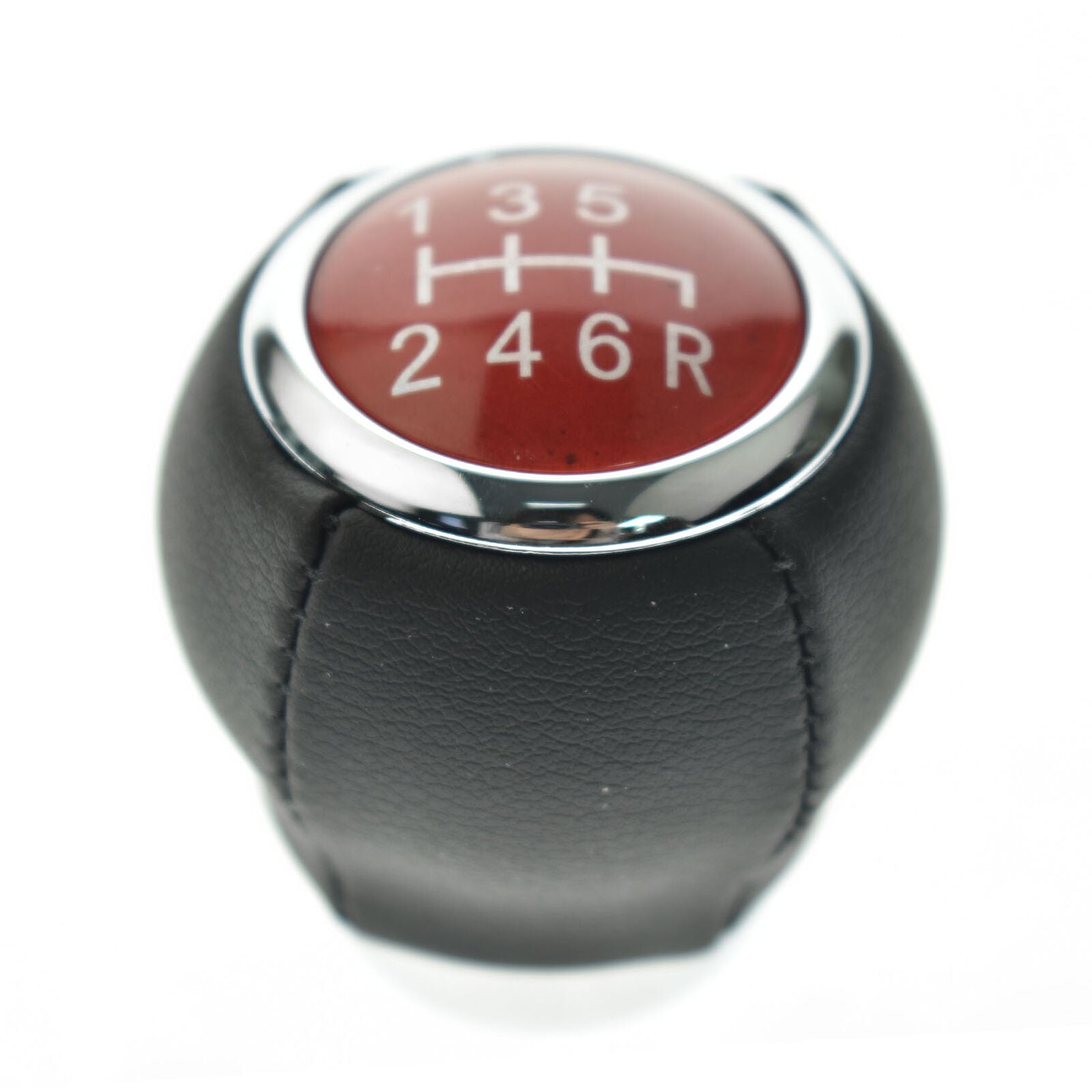 6 Speed PU Leather Car Gear Stick Shift Knob Cap For Subaru WRX STI 2009-2018