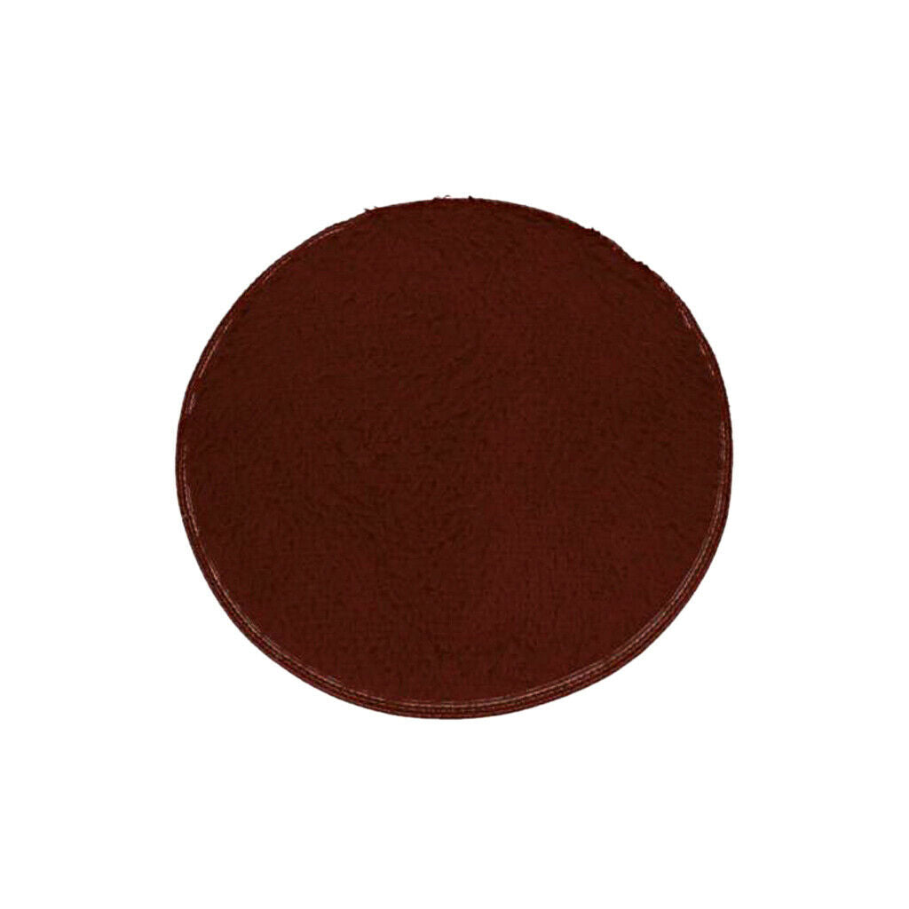 80cm Fluffy Rug Anti-Skid Shaggy Area Rug Bedroom Carpet Floor Mat Coffee