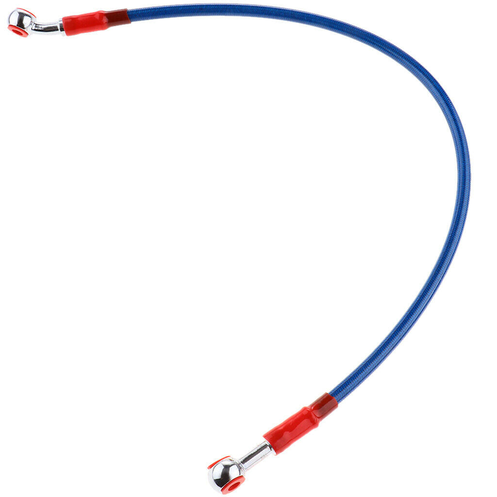 Steel Brake Clutch Oil Hoses Line Pipe Blue for Motorcycle Dirt Bike  50mm