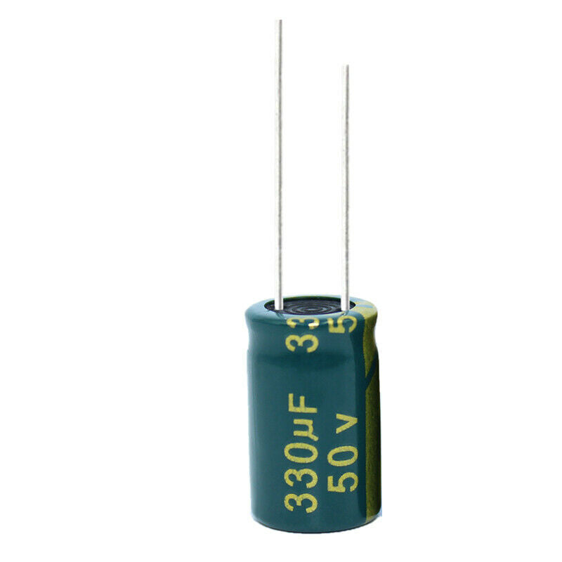 10pcs 50v330uf Aluminum electrolytic capacitor Switching power adapter 10x17mm