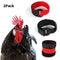 Set of 2 Rooster Collar Prevent Chicken from Screaming for Rooster Goose