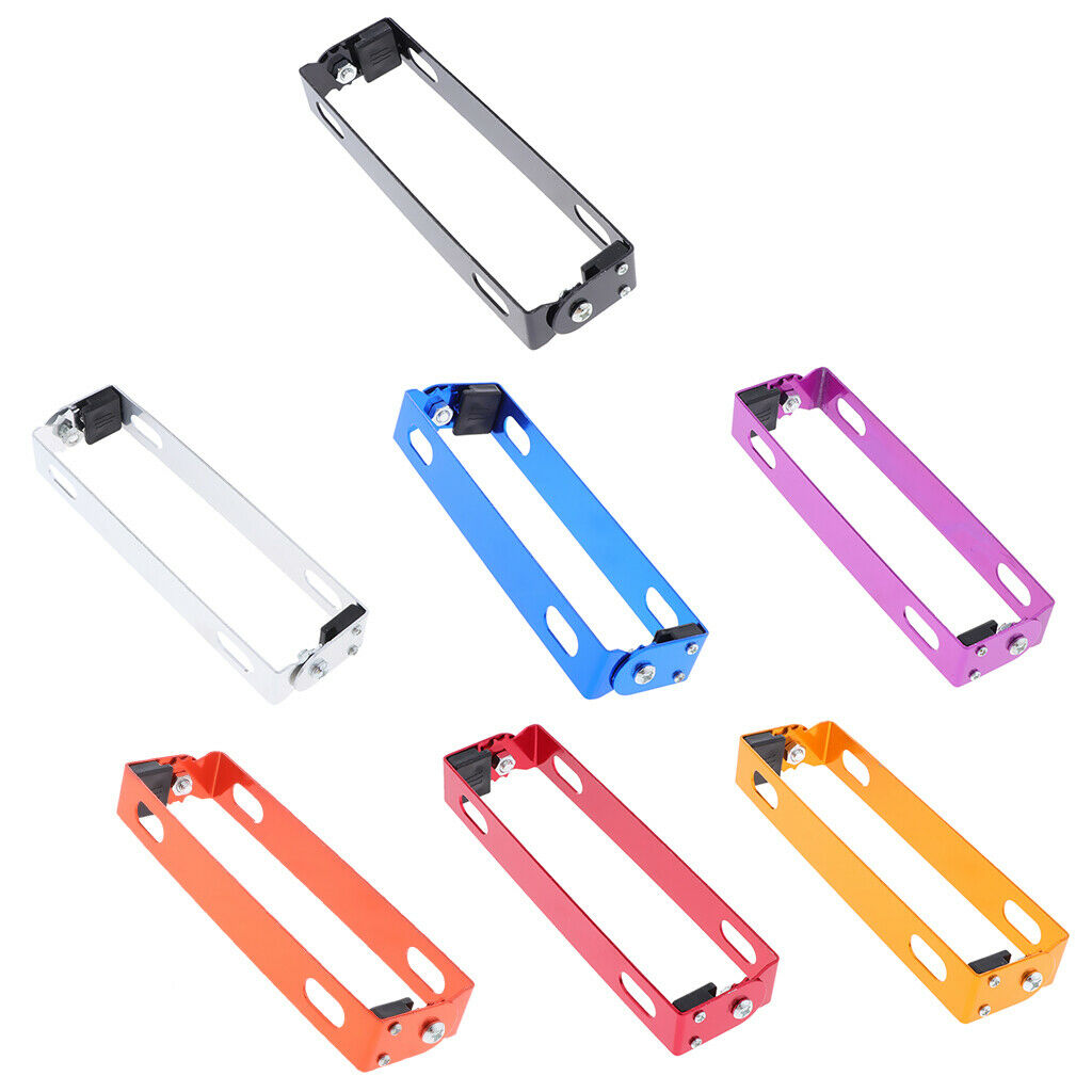 Adjustable  Motorcycle License Plate Frame for Electric Scooters Yellow