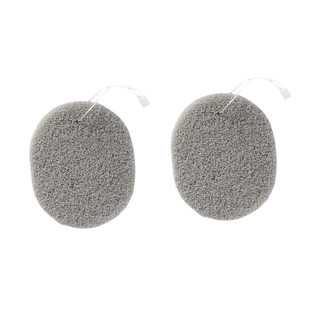 Set Of 2 Soft Powder Puff Make Up Cosmetic Facial Cleansing Exfoliating Sponge
