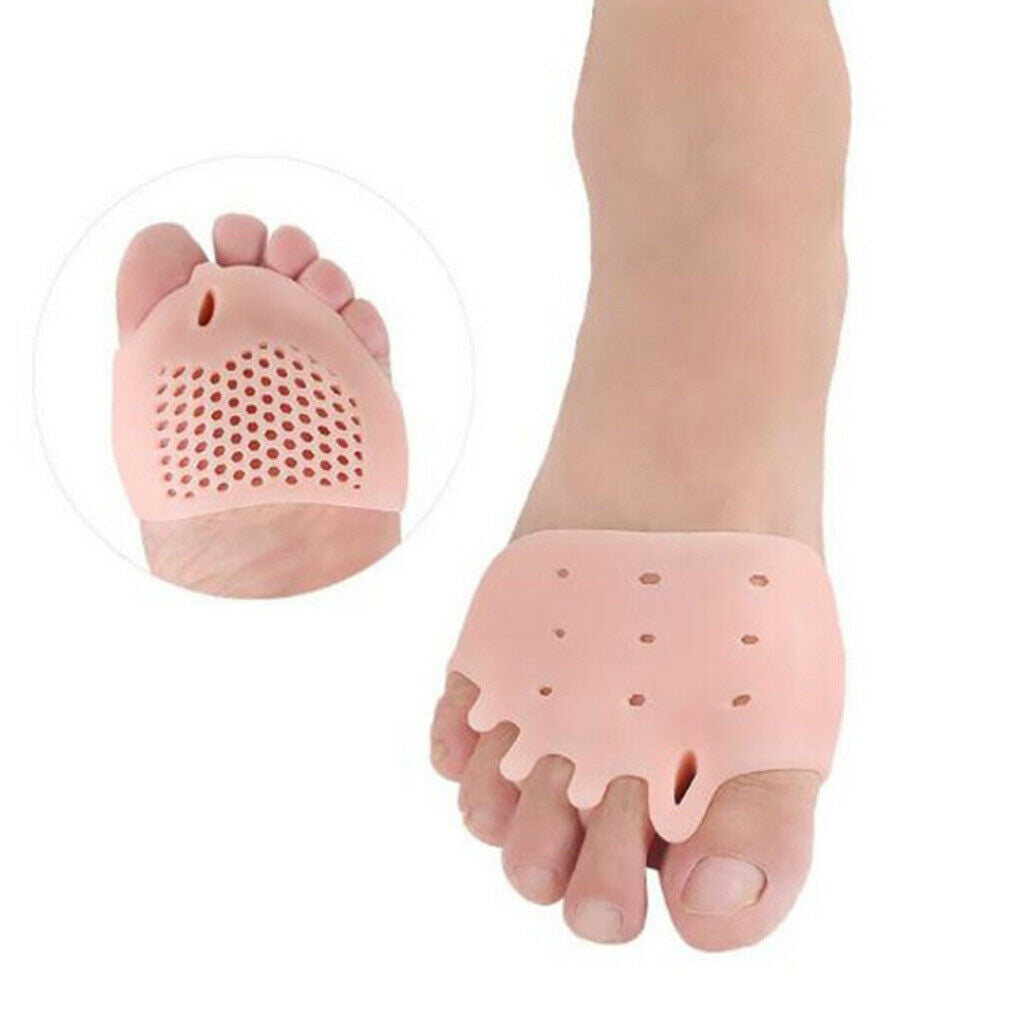 Set of 4 Gel Hallux Valgus Corrector Straightener Bone Spurs Toe Separators