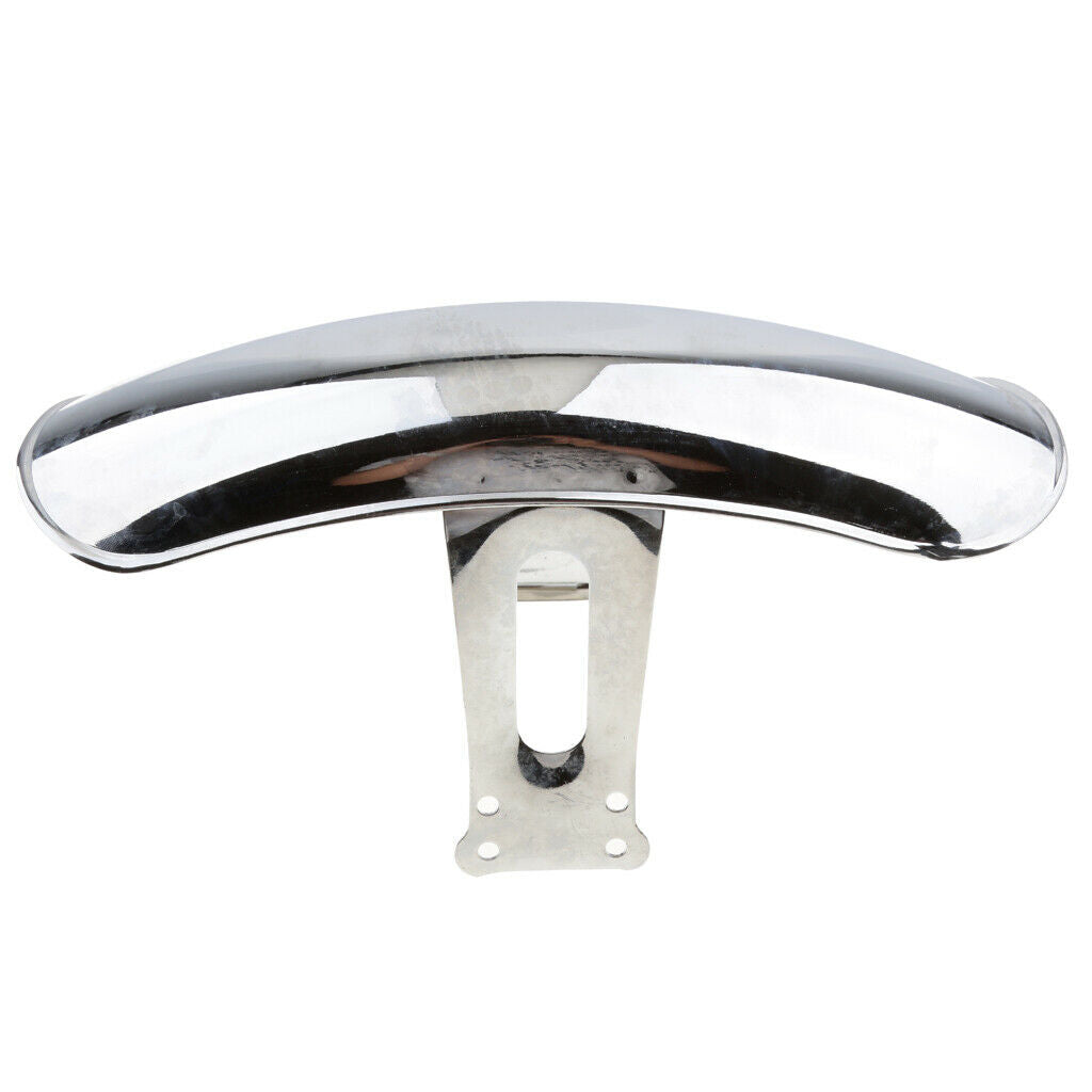 Front Rear  Mudguard Direct Replacement Metal Steel for CG125 Chrome