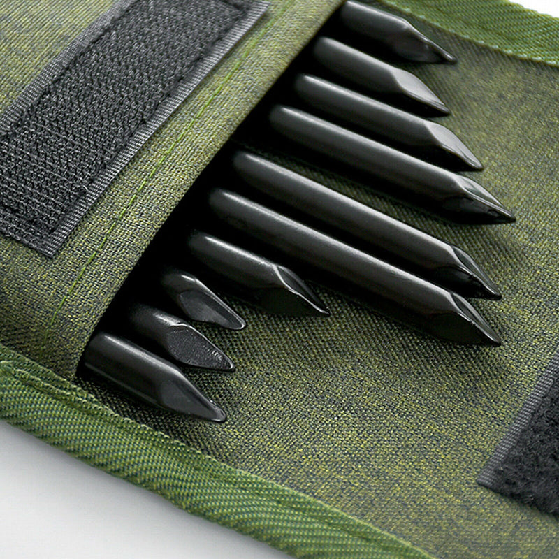 Outoor Tent Stake Peg Nails Case Bag Storage Pouch for Camping Fishing 32x12cm