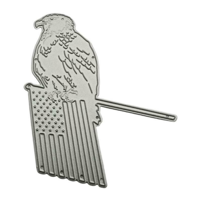 Flag Bird Metal Cutting Dies Stencils DIY Scrapbooking Album Paper Card Template
