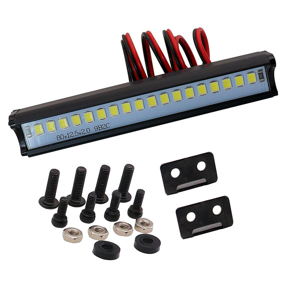 18 LED Light Lamp Roof Bar For 1/10 SCX10 RC Crawler Car Traxxas TRX4 SCX10