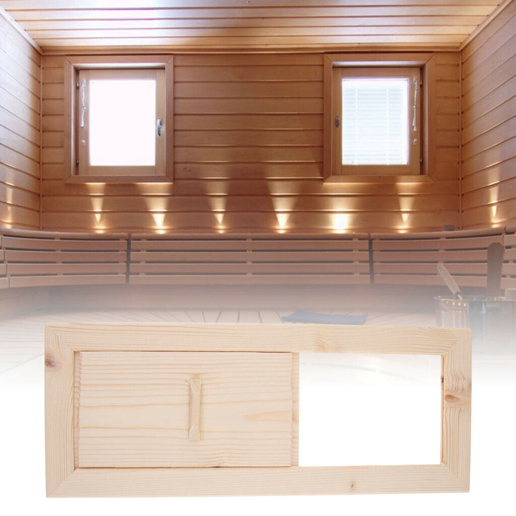 1 Piece Wooden Sauna Air Vent Ventilation Louver for Sauna Club Hot Tub SPA