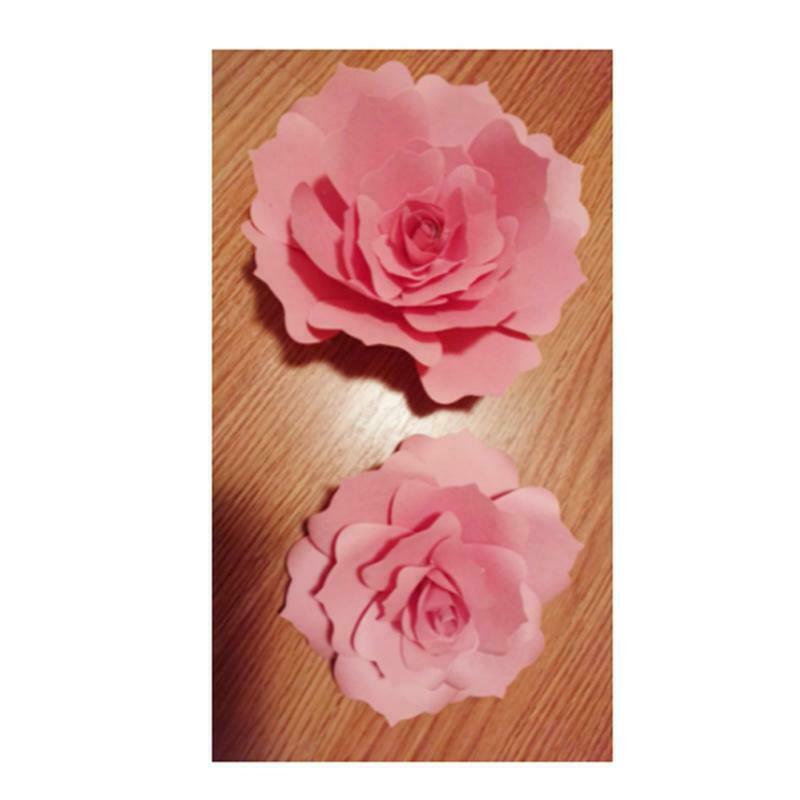 Delicate Flower Metal Cutting Die Durable Carbon Steel Die Cut Stencil for Craft
