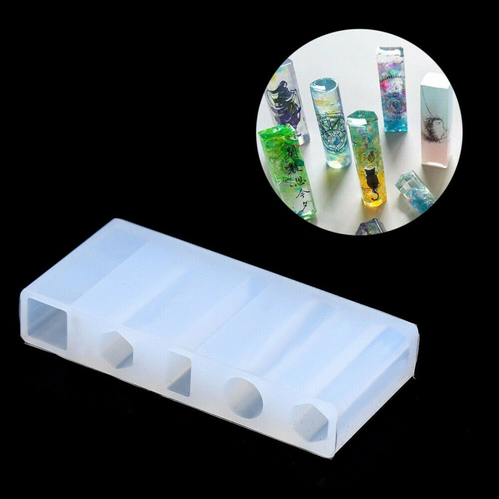 Soft Crystal Epoxy Mould DIY Pendant Mold Jewelry Making Decor Silicone Molds