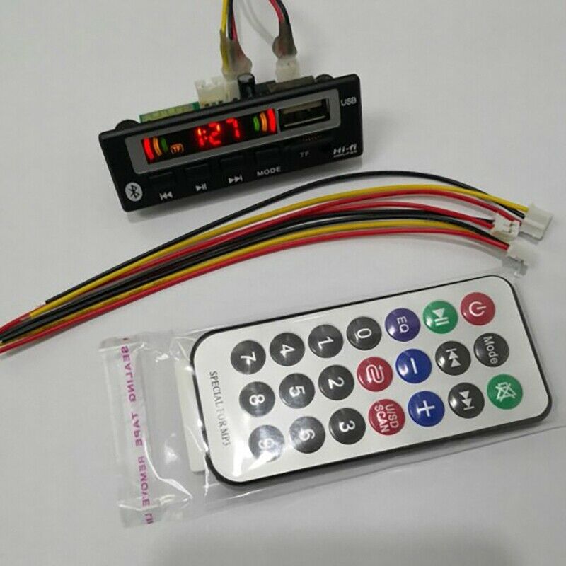 MP3 WMA WAV Bluetooth 5.0 Decoder Board 5V 12V Wireless USB TF FM Radio ModuleA9