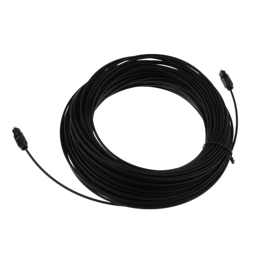 1Pack Toslink Male to Tos Male Digital Optical SPDIF Audio Cable 30Meter