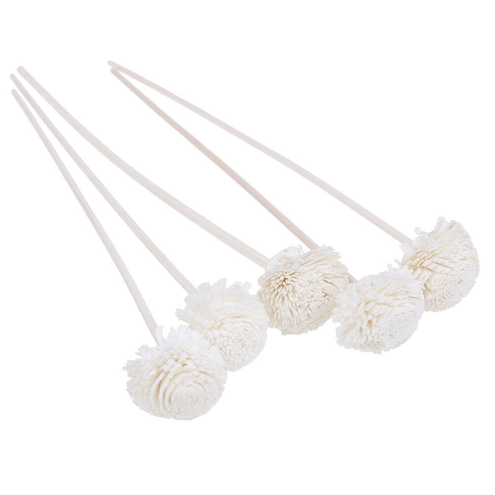 5pcs Flower Rattan Reeds Fragrance Diffuser Non-fire Replacement Refill S.l8