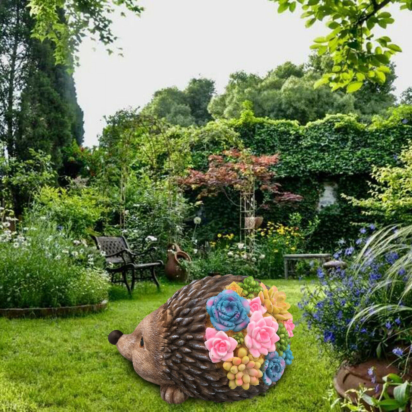 Hedgehog Solar Powered Outdoor Decor LED Garden Light